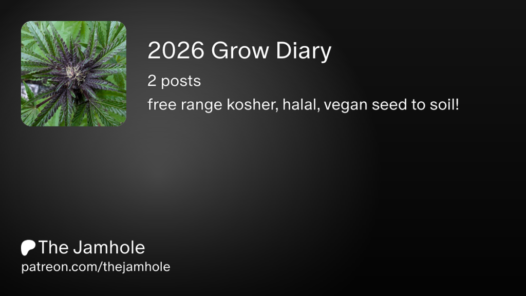 2026 Jamholia Grow Diary