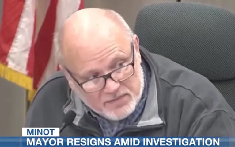 now-former mayor of Minot, Tom Ross