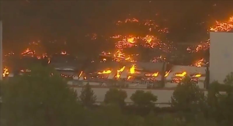 Amazon Warehouse Fire
