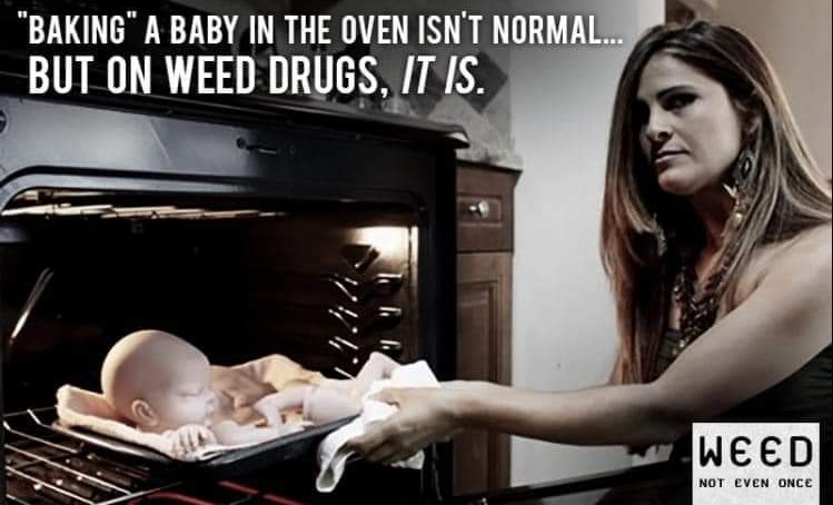 baby in an oven