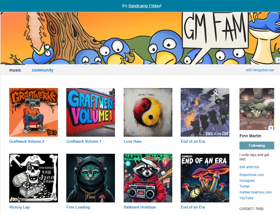 Bandcamp Friday