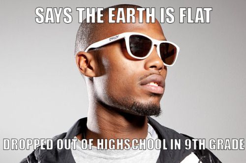 B.O.B. Flat earth Meme