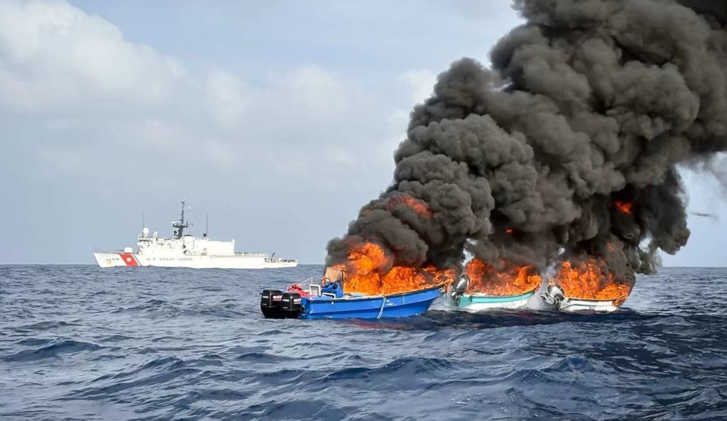 Cocaine Boat Fires