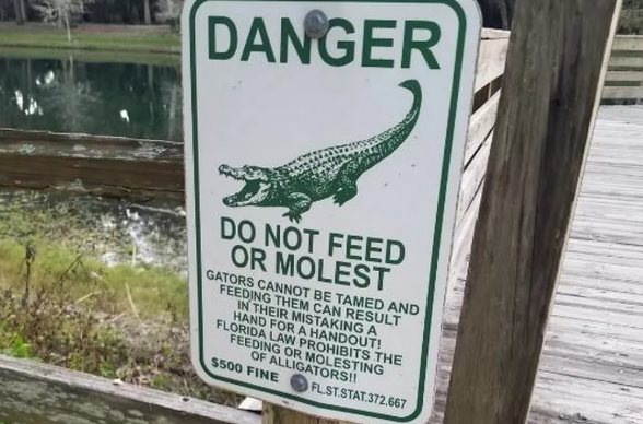 don't molest the gators