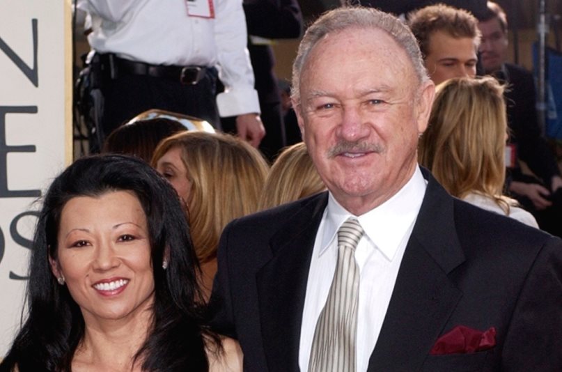 Betsy Arakawa and Gene Hackman