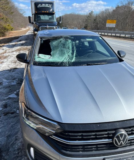 Ice through the Windshield