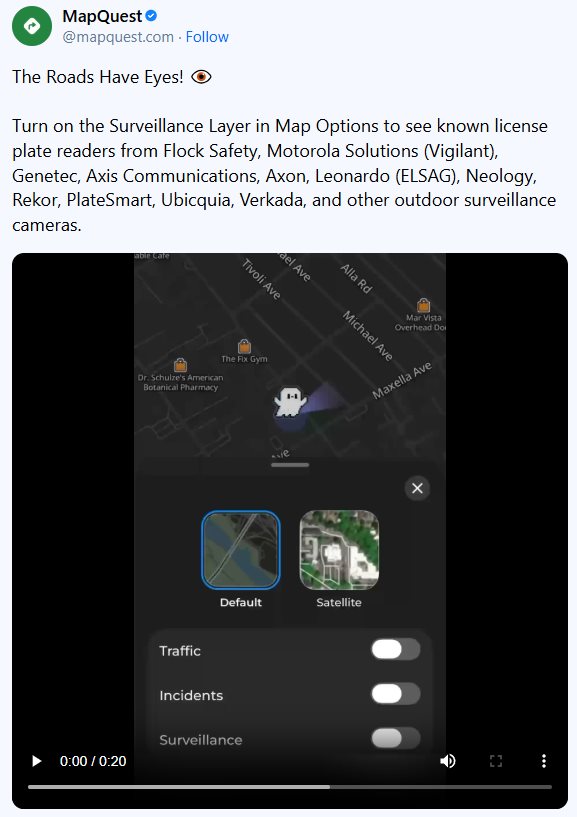 Mapquest Flocking Around