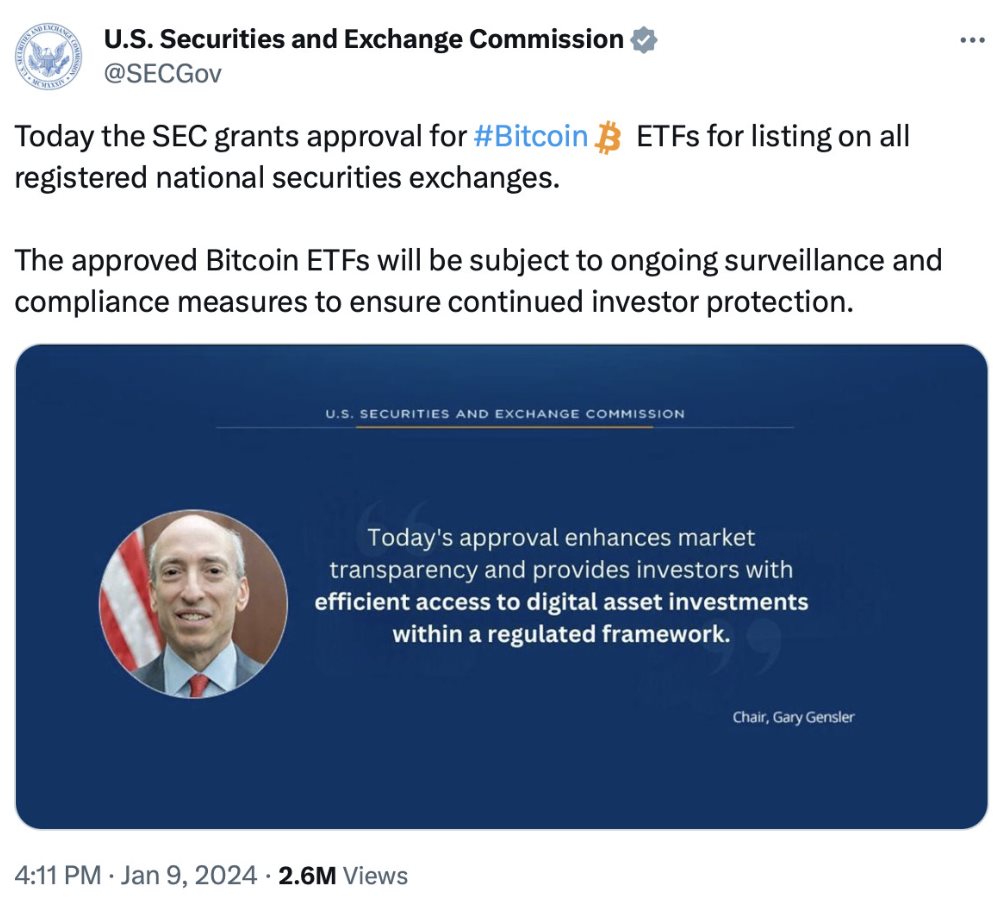 SEC fake tweet bitcoin ETF