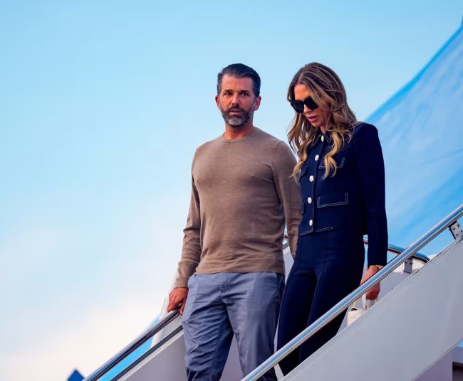 Trump JR and Bettina Anderson