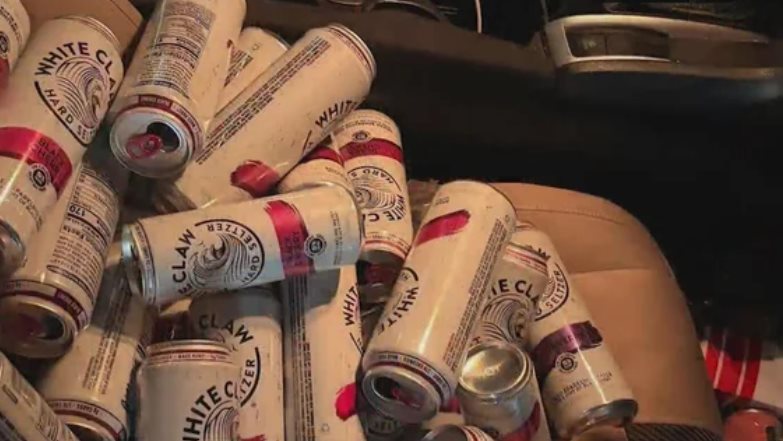 White Claw Rides Shotgun